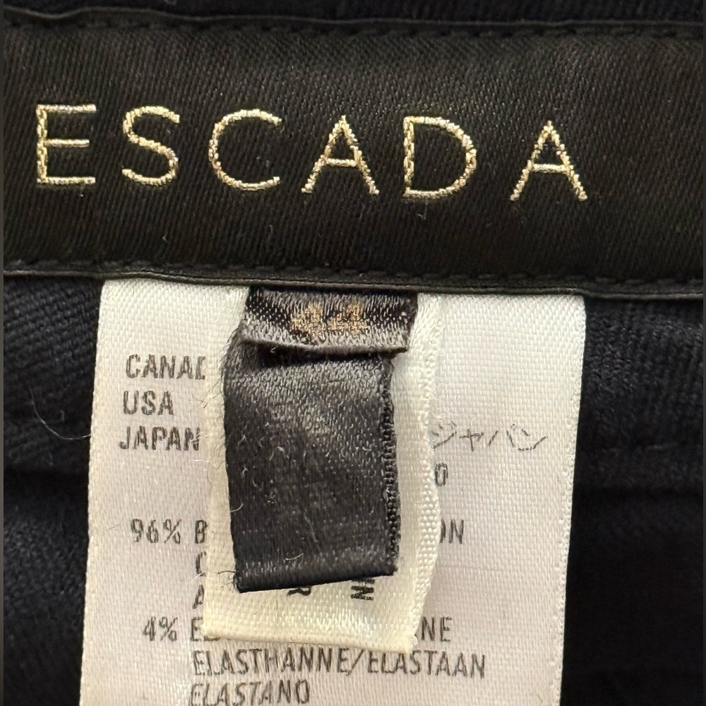 ESCADA High-Waist Straight Leg Denim Jeans with Piping Size 44 EU / XL - Picture 9 of 11